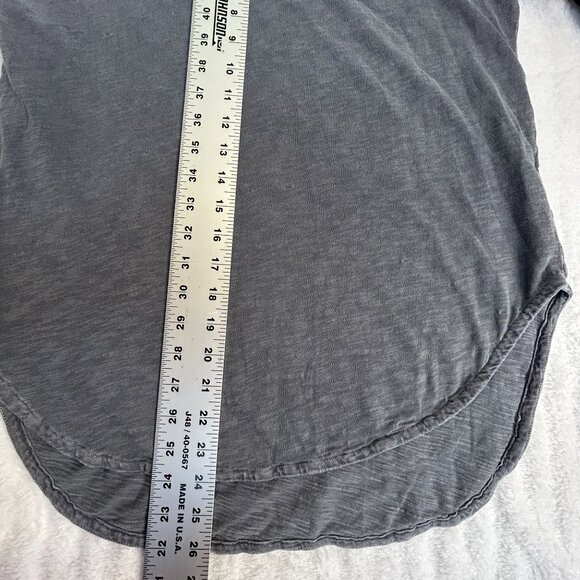 Wilt Womens Heather Gray Long Sleeve Cold Shoulder Top Medium Casual Pullover - Picture 6 of 6